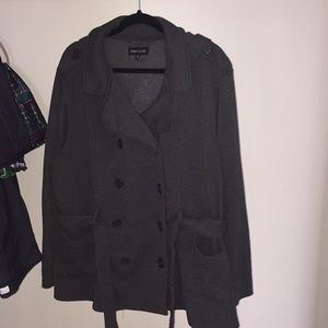 Hooded peacoat